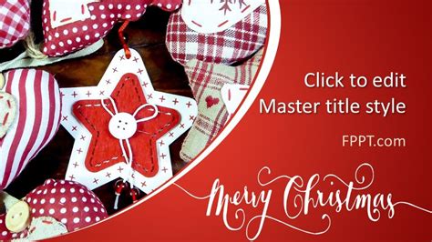 Free Merry Christmas PowerPoint Template - Free PowerPoint Templates