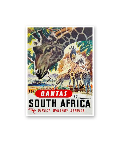 Africa Art Vintage Travel Poster Print Home African Wall Decor - Etsy