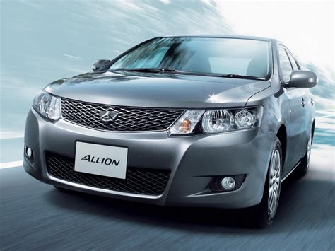 Toyota Allion technical specifications and fuel economy