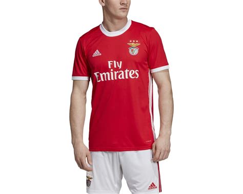 adidas Benfica Mens Home Jersey 2019/20 red short sleeve