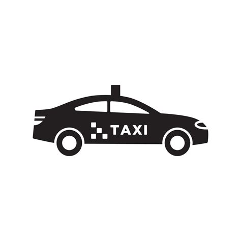 taxi icon vector logo template 20601007 Vector Art at Vecteezy