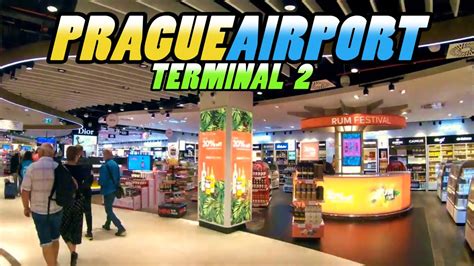 Prague Airport - Terminal 2 Departure (4k) - YouTube