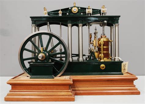 Model of Watt-type beam engine, ca 1850 #EnergyExhibit # ...