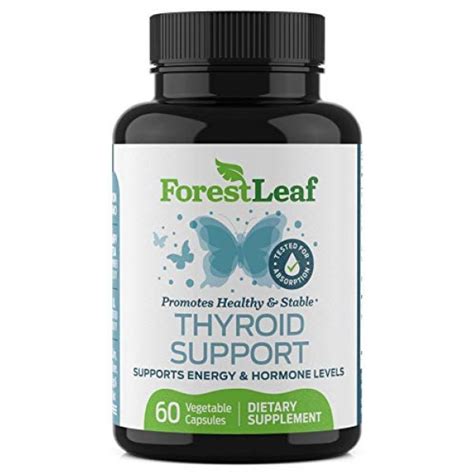 Thyroid Support Supplement with Iodine - All Natural Mineral ...