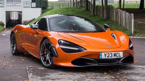 Download Orange Car Supercar Coupé Vehicle McLaren 720S HD Wallpaper