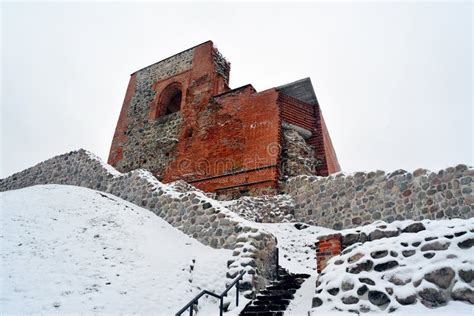 Upper Castle Keep on Gediminas Hill is a Part of Vilnius Castle Complex ...