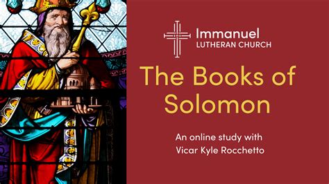 The Books of Solomon | Immanuel Seymour