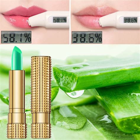 Aloe Vera Color Changing Lipsticks Waterproof Moisturizing Natural Lip Balm Long Lasting ...