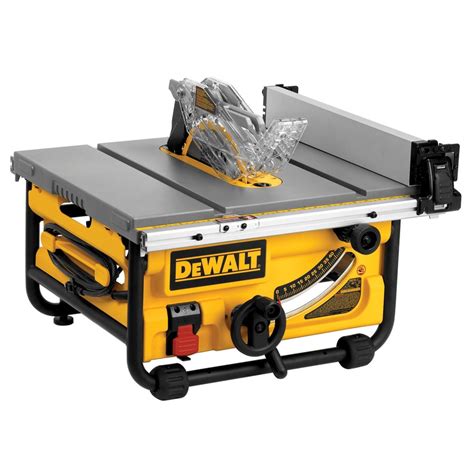 DEWALT 10-in Carbide-Tipped Blade 15-Amp Portable Table Saw at Lowes.com