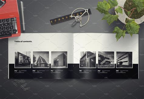 Architecture Landscape Brochure | Brochure, Architecture brochures, Adobe illustrator design