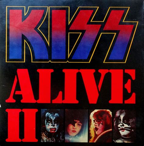 From The Stacks: KISS ALIVE II | Kiss album covers, Rock album covers ...