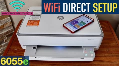 HP Envy 6055e WiFi Direct Setup, Scanning & Printing Review. - YouTube