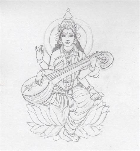 Saraswati - Hindu goddess of learning and the arts