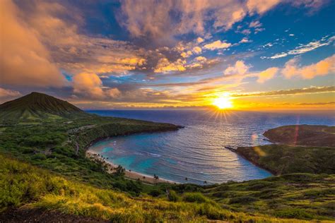 Sunrise from Hanauma Bay on Oahu, Hawaii Hawaii Tours, Honolulu Hawaii, Hawaii Vacation, Waikiki ...