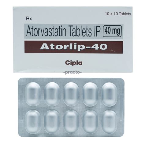 Atorlip 40 MG Tablet - Uses, Dosage, Side Effects, Price, Composition ...