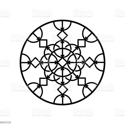 Magic Runic Symbols Sacred Geometry Mandala Medieval Sign Symbols Of ...