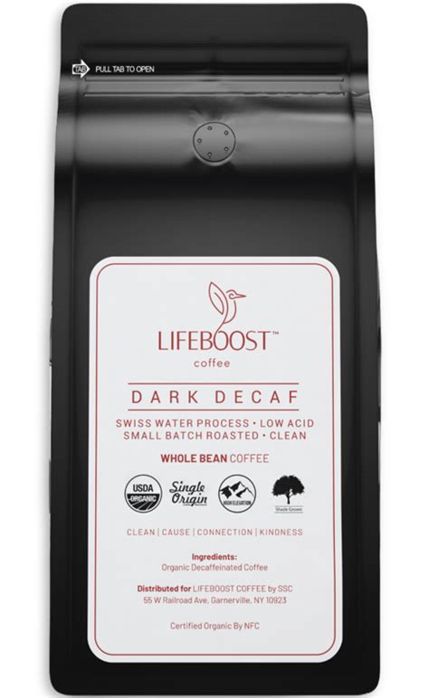 Dark Roast Decaf - Lifeboost Coffee