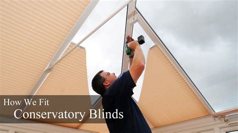 Conservatory Blinds Installation - How We Fit Conservatory Blinds - YouTube