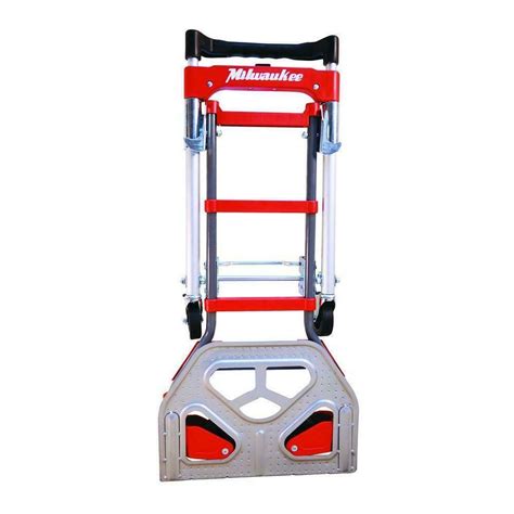 300 lb Hand Truck Dolly Cart Capacity Convertible Fold Up Folding ...