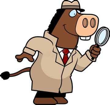 Animal Detective Cartoon Stock Illustrations – 799 Animal Detective ...