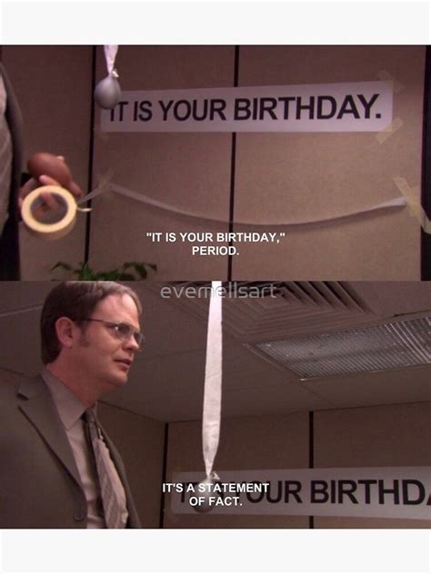 The Office Birthday Card, It is Your Birthday Card, Funny Birthday Card ...