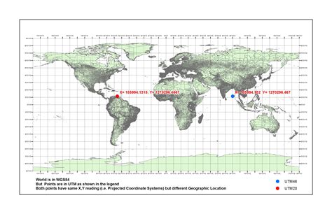 coordinate-system - UTM/WGS 84（地理）の地図をWGS84/UTMに地理参照する方法は？