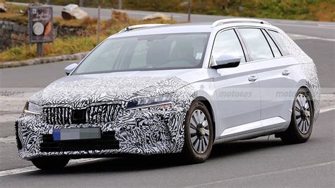 The Development Of The New Skoda Superb 2023 Has Started, Hunted For ...