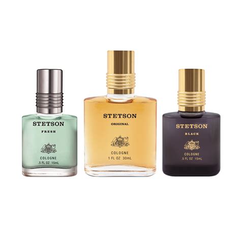 Stetson Men's Original, Fresh & Black Cologne, Holiday Fragrance Gift Set for Men, 3 pc ...