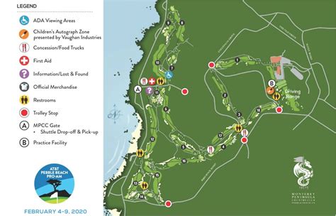 Pebble Beach Golf Course Layout Map - Poppy Hills Golf Course Monterey Peninsula Golf / All of ...