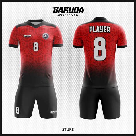 112+ Desain Jersey Futsal / Bola Keren, Unik, Gradasi, Batik, & Terbaru