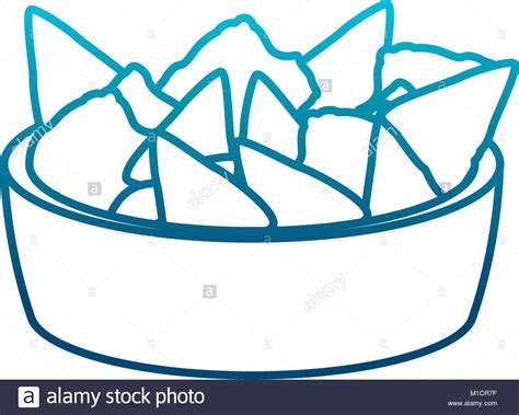 Nachos mexican food Stock Vector Image & Art - Alamy