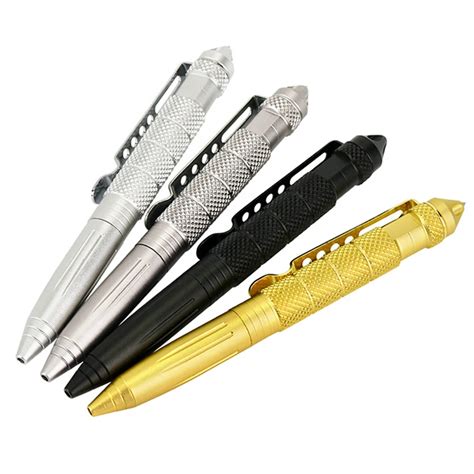 4 colors Defence Personal Tactical Pen Self Defense Pen Tool ...