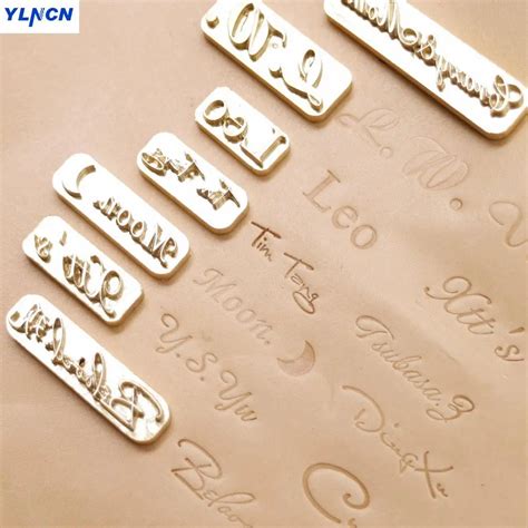 Custom Design Leather Hot Foil embossing Stamping leather craft ...