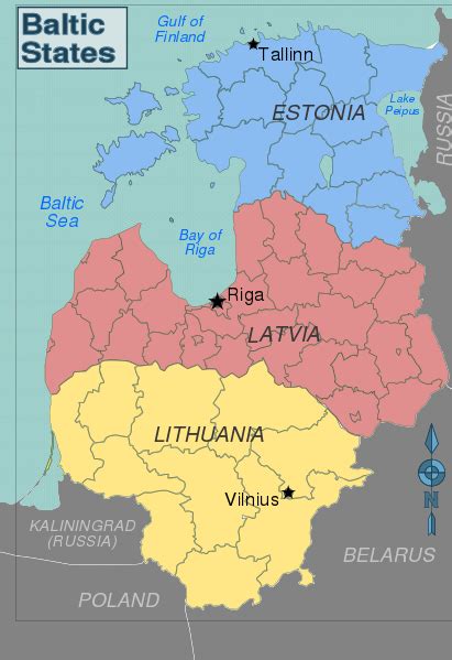 File:Baltic states regions map.svg - Wikitravel Shared