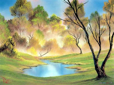 Imágenes Arte Pinturas: Dibujos Faciles de Paisajes Naturales