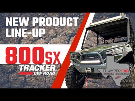 Tracker Off Road 800SX Crew Accessories by Thumper Fab - YouTube