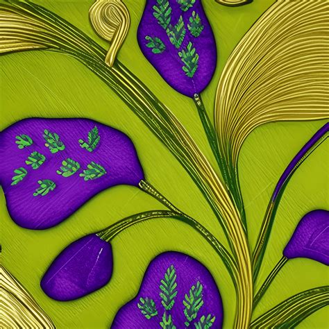 Mardi Gras Purple Green and Gold Graphic · Creative Fabrica