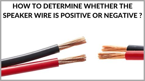 Speaker Wire Color Code | Is Wire Positive or Negative