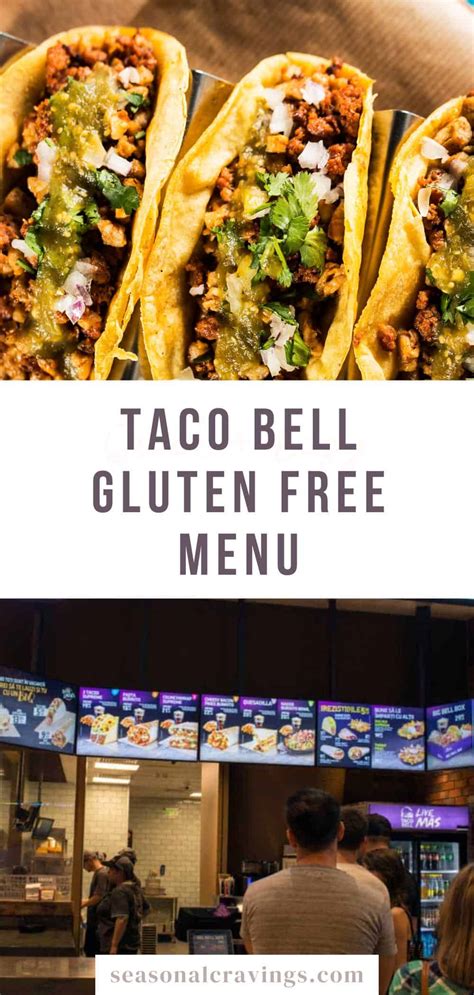 Taco Bell Gluten Free Menu 2024 (Latest) - Seasonal Cravings