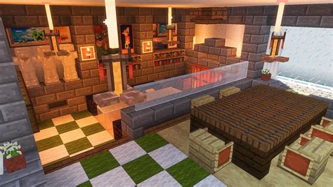 Modern-ish Interior : DetailCraft | Minecraft houses, Minecraft room ...