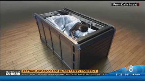 Earthquake-proof bed raises safety concerns | cbs8.com