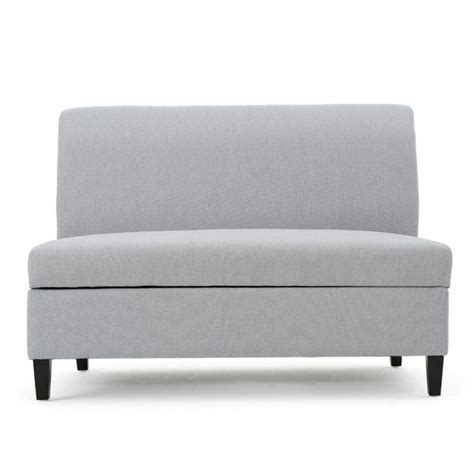 This cleverly designed loveseat opens featuring storage underneath. Use it to fill out your ...