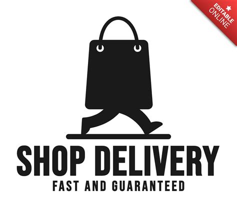 Fast and Guaranteed Delivery Service Logo Design Template | Free Design Template