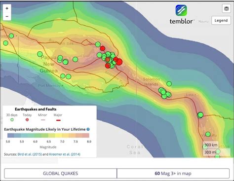 Papua New Guinea Earthquake: Did the M=7.9 shock trigger a distant M=5. ...