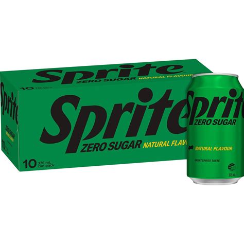 Calories in Sprite No Sugar Cans calcount