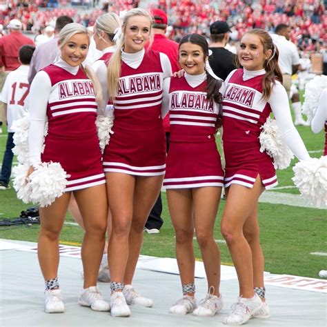 University of Alabama cheerleaders | Girly girl outfits, Cheerleading outfits, College gameday ...