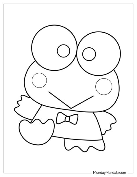 Sanrio Keroppi Coloring Pages