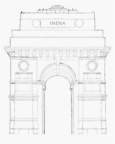 India Gate Drawing