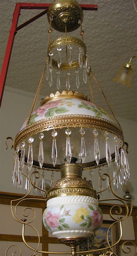 Antique Hanging Lamps for sale - Oil Lamp Antiques