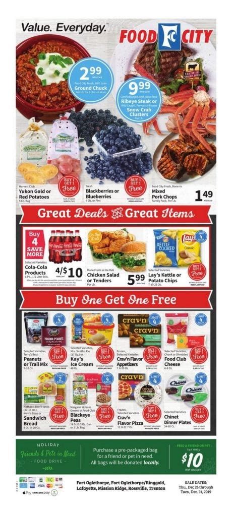 Food City Weekly Ad Dec 26 – Dec 31, 2019